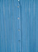 Striped shirt blouse with sheer stripes, Blue, Packshot image number 2