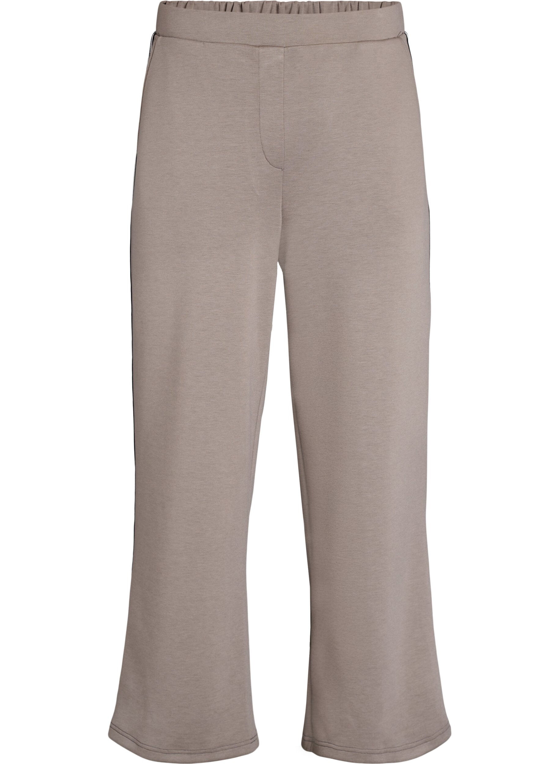 Trousers with side stripes