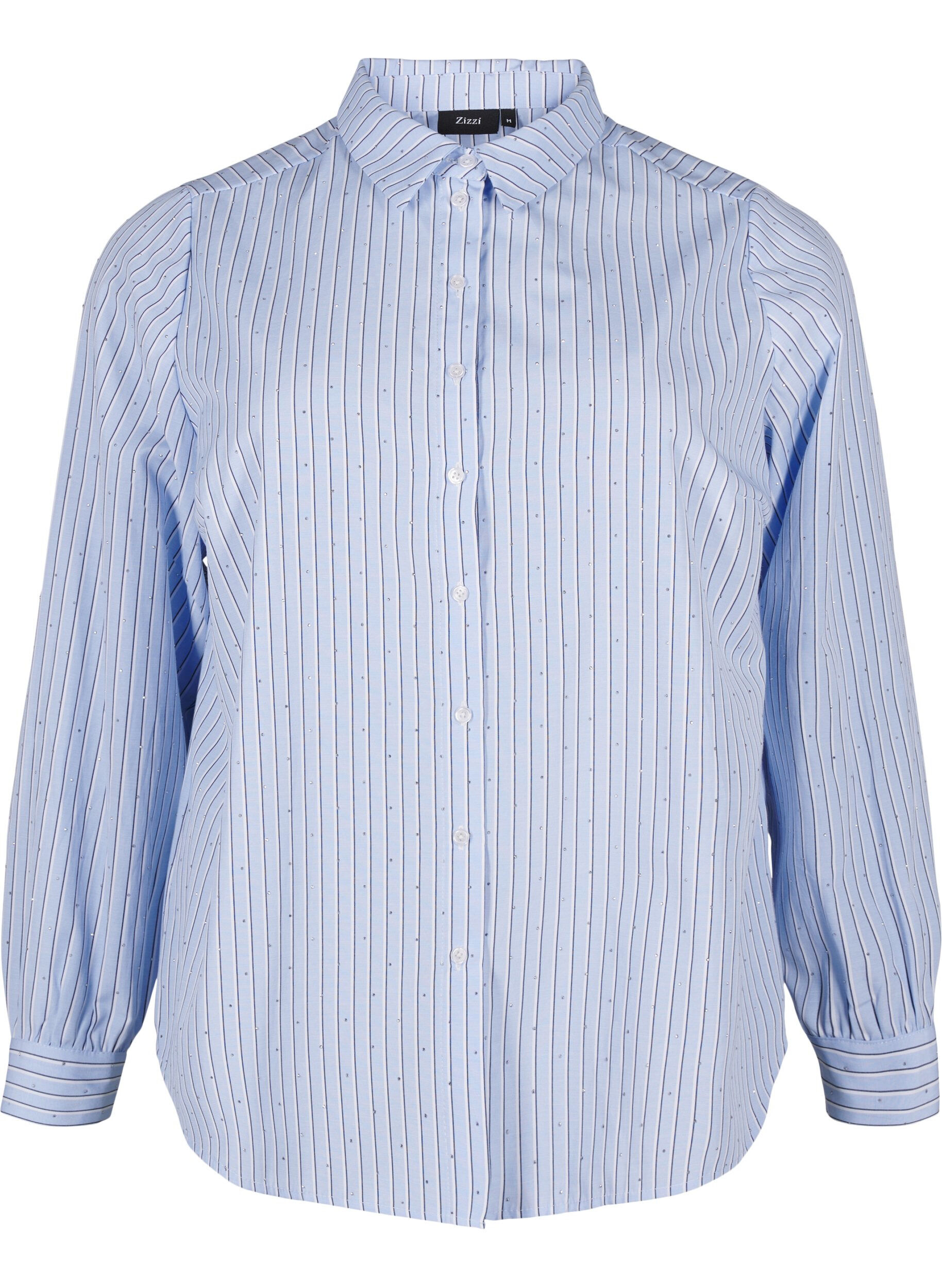 Striped shirt with studs