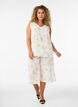 Culotte trousers with print, Vanilla, Model image number 0