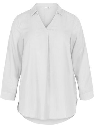 Stripey long-sleeved blouse, Snow White, Packshot image number 0