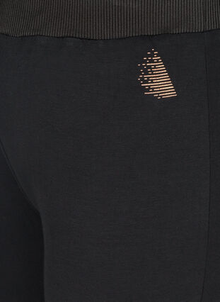 Sports trousers made from a viscose mix, Black, Packshot image number 2