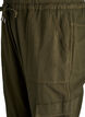 Loose cargo trousers in cotton, Green, Packshot image number 2