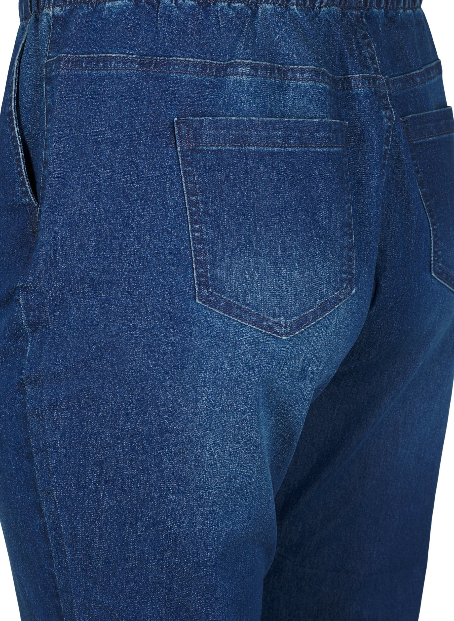 Zizzifashion Denim joggers with pockets, Blue, Packshot image number 3