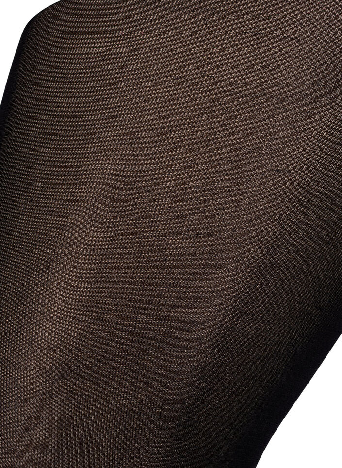 Tights in 100 denier with push-up effect, Black, Packshot image number 2