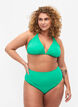 Bikini bottoms with high waist, Green, Model image number 0