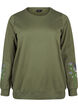 Sweatshirt with embroidered flowers, D. L. Green W. emb., Packshot image number 0