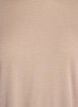 Jersey blouse with 3/4 sleeves, Beige, Packshot image number 2