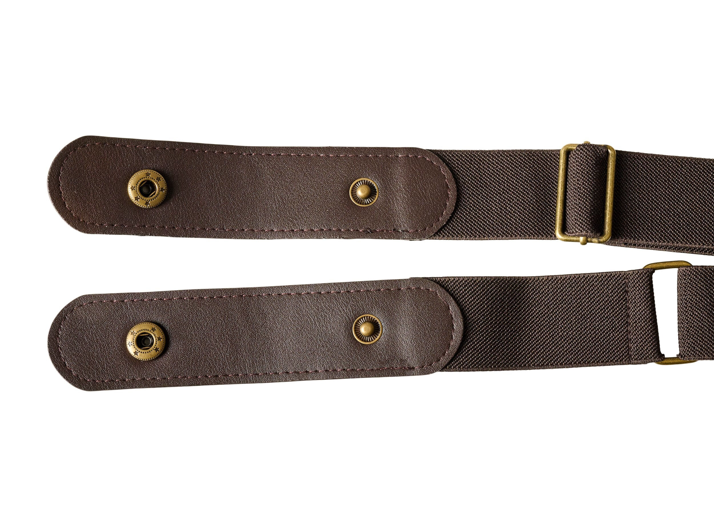 ZizzifashionStretch belt, Brown, Packshot image number 1
