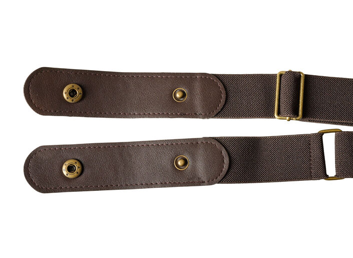 Stretch belt, Brown, Packshot image number 1