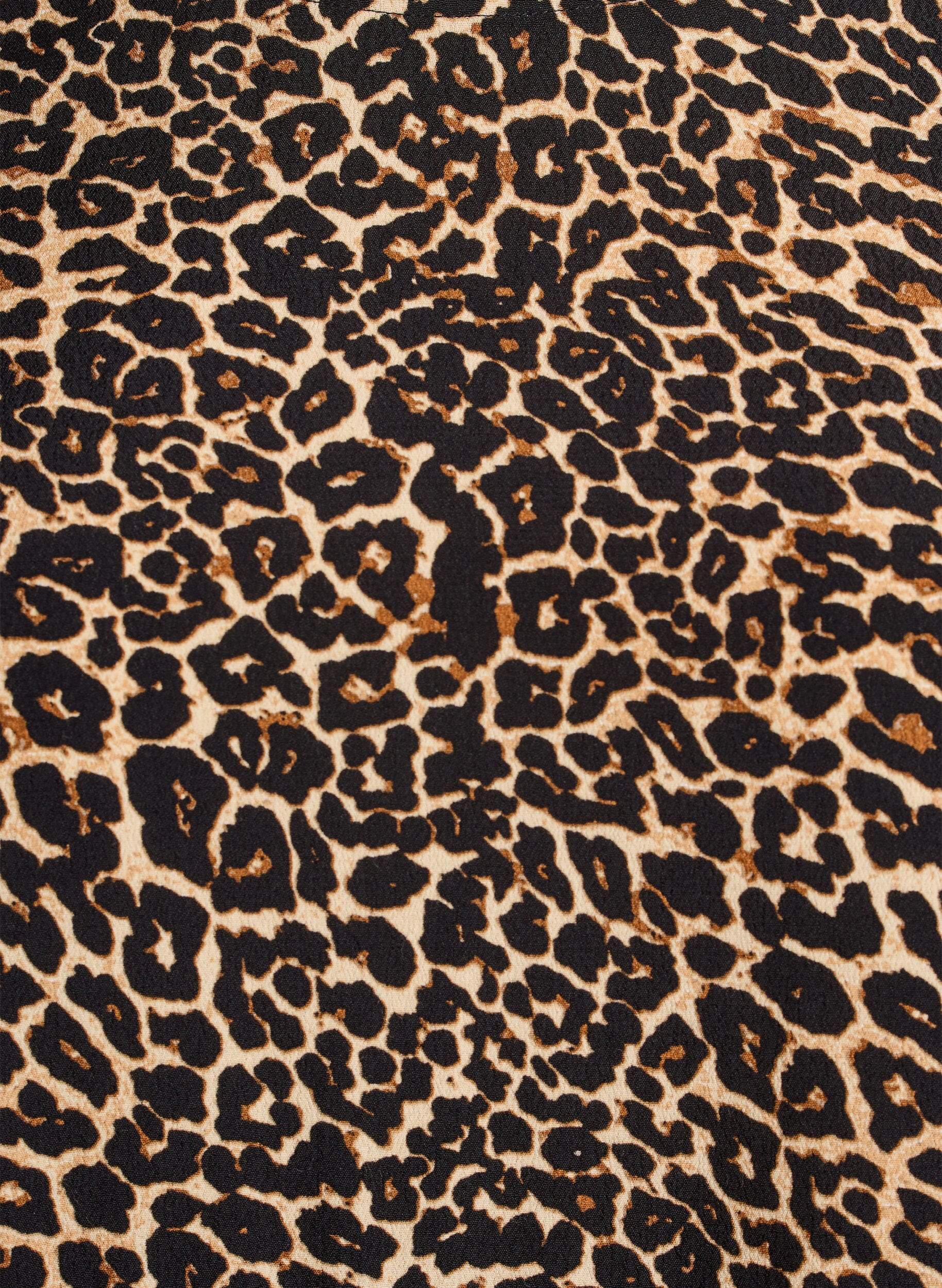 Zizzifashion Long-sleeved tunic with a seam, Brown, Packshot image number 2