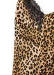 Strappy top with lace and an asymmetrical hem, Brown, Packshot image number 3