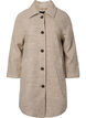 Plaid bouclé coat with buttons, Simply Taupe, Packshot image number 0
