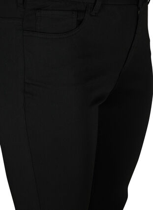 Stay black Amy jeans with a high waist, Black, Packshot image number 2