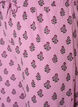 Cotton pyjama trousers with high waist, Rose, Packshot image number 2