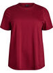 Basic cotton T-shirt with round neck, Dark Bordeaux, Packshot image number 0