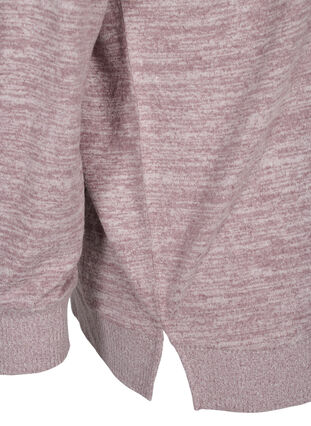 Loose hoodie in a viscose blend, Rose Taupe Mel, Packshot image number 3