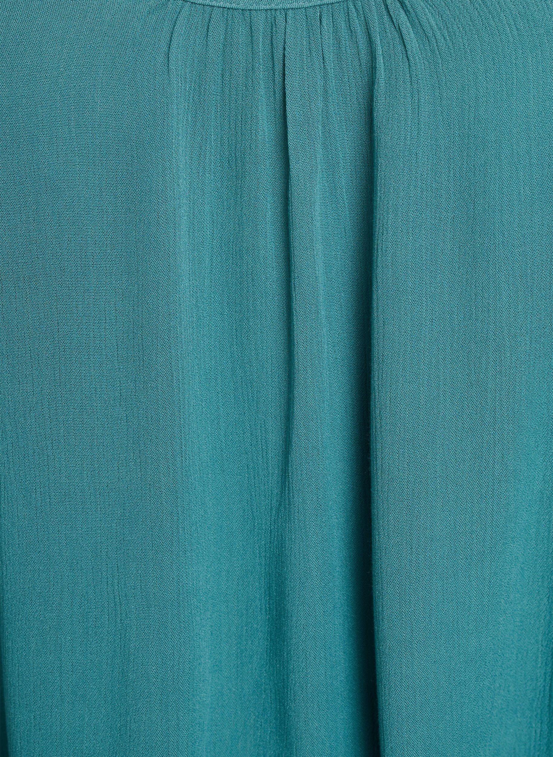 Zizzifashion Strap top in viscose, Green, Packshot image number 2