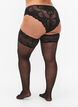 Hold-up stockings in 20 denier, Black, Model image number 0