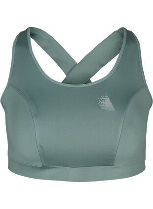 Sports top with a decorative details on the back, Chinois Green, Packshot image number 0