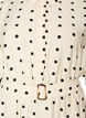 Midi shirt dress in dotted viscose, Vanilla, Packshot image number 2