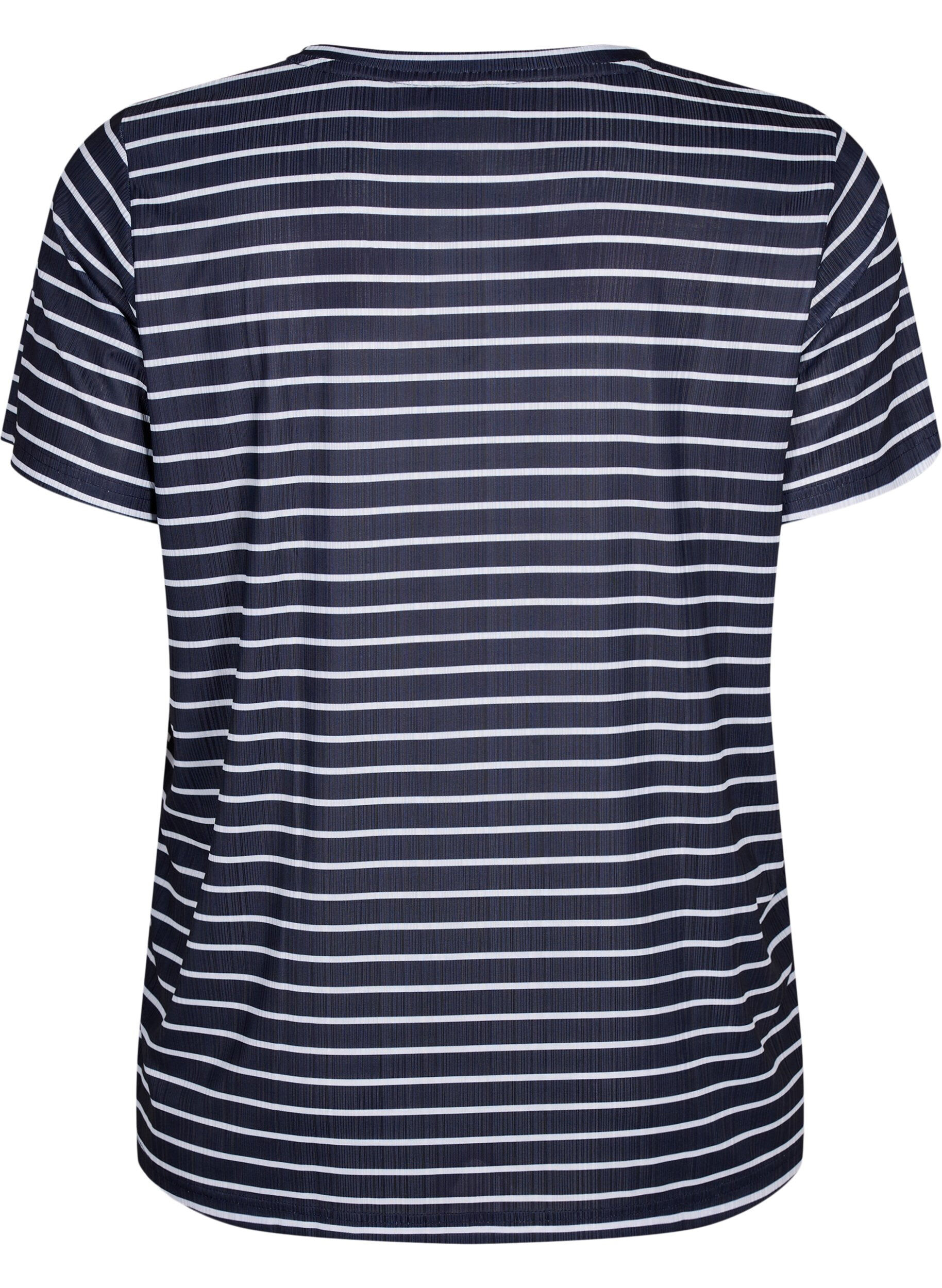 Zizzifashion FLASH - T-shirt with stripes, Night S. W. Stripe, Packshot image number 1