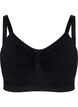 Seamless bra with lining, Black, Packshot image number 0