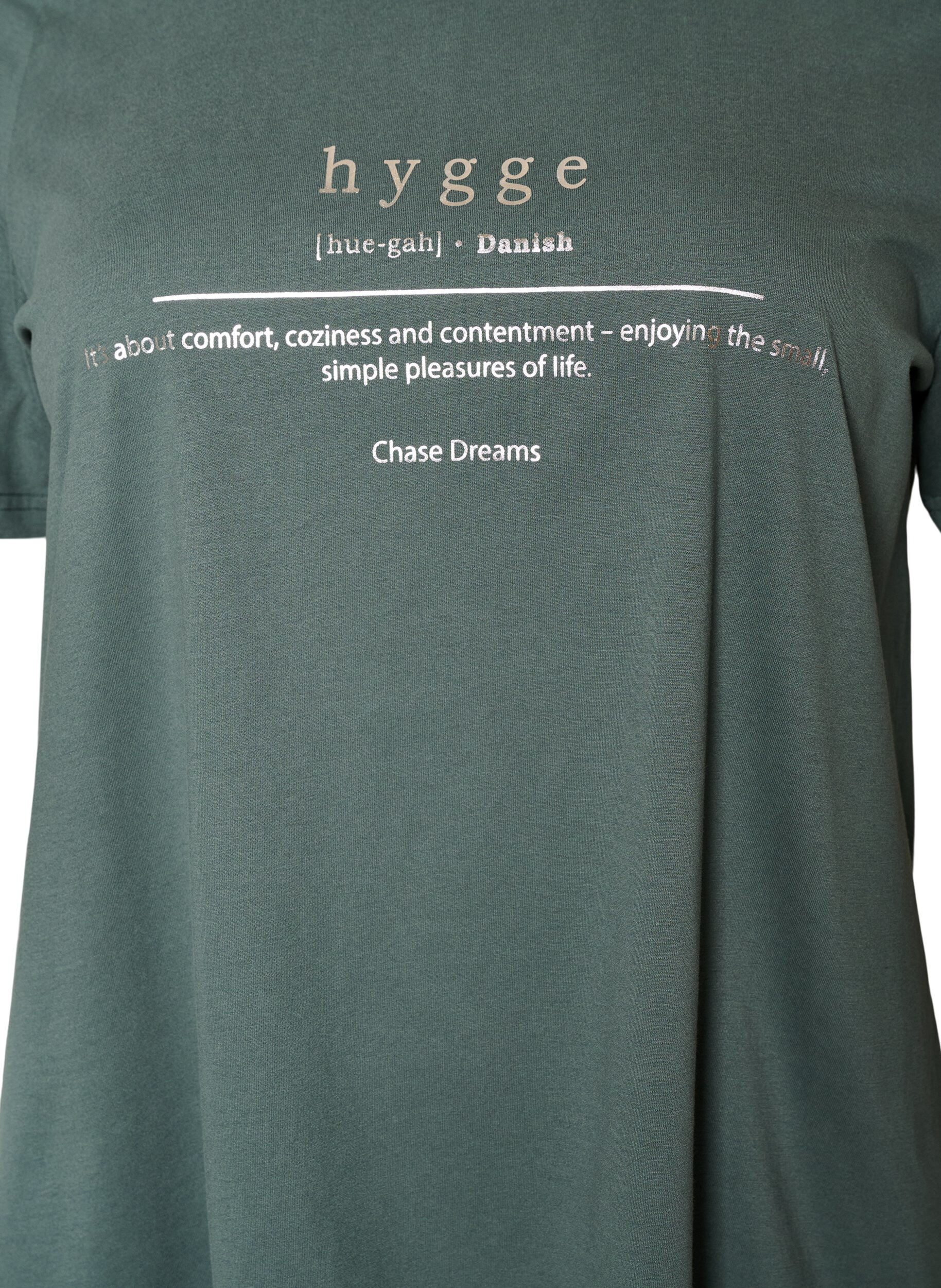 ZizzifashionT-shirt with motif, Green, Packshot image number 2