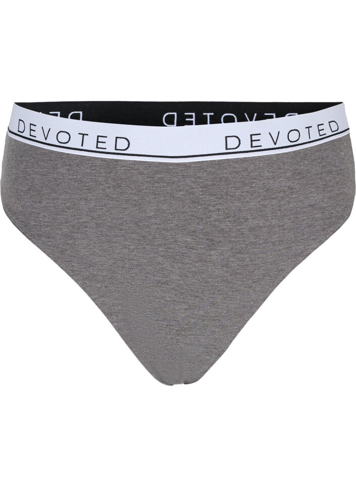 G-string with regular waist, Grey, Packshot image number 0