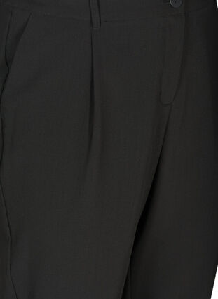 Cropped trousers in a classic design, Black, Packshot image number 2