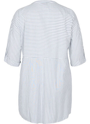 Striped tunic with buttons and 3/4-sleeves, Trooper Stripe, Packshot image number 1
