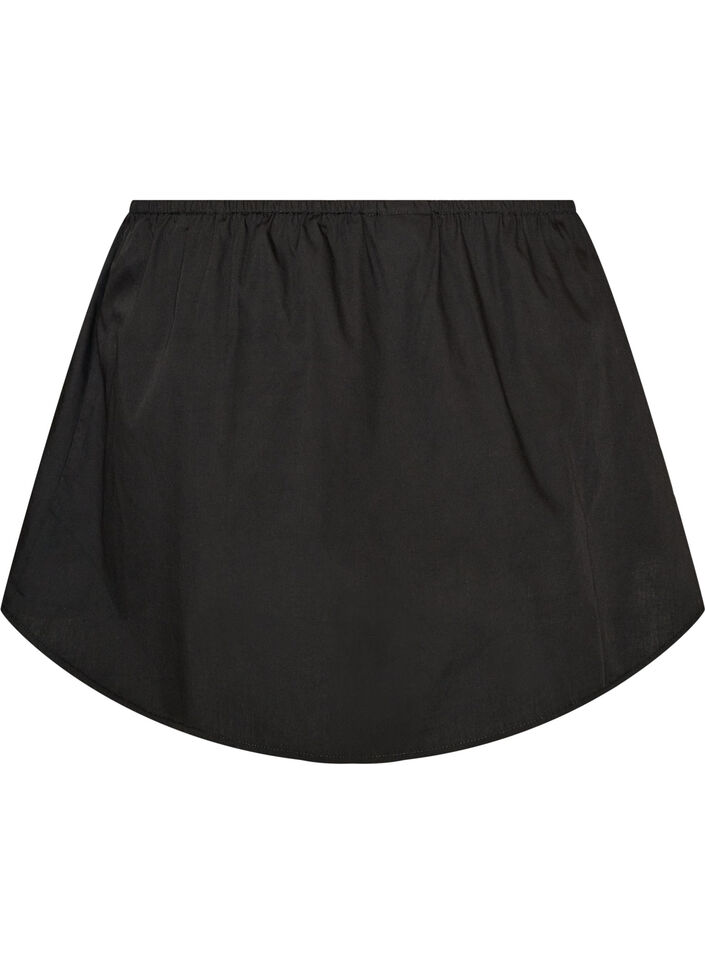 Shirt extender in 100% cotton, Black, Packshot image number 1