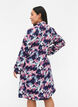 FLASH - Long sleeve dress with print, Evening Blue Water, Model image number 1