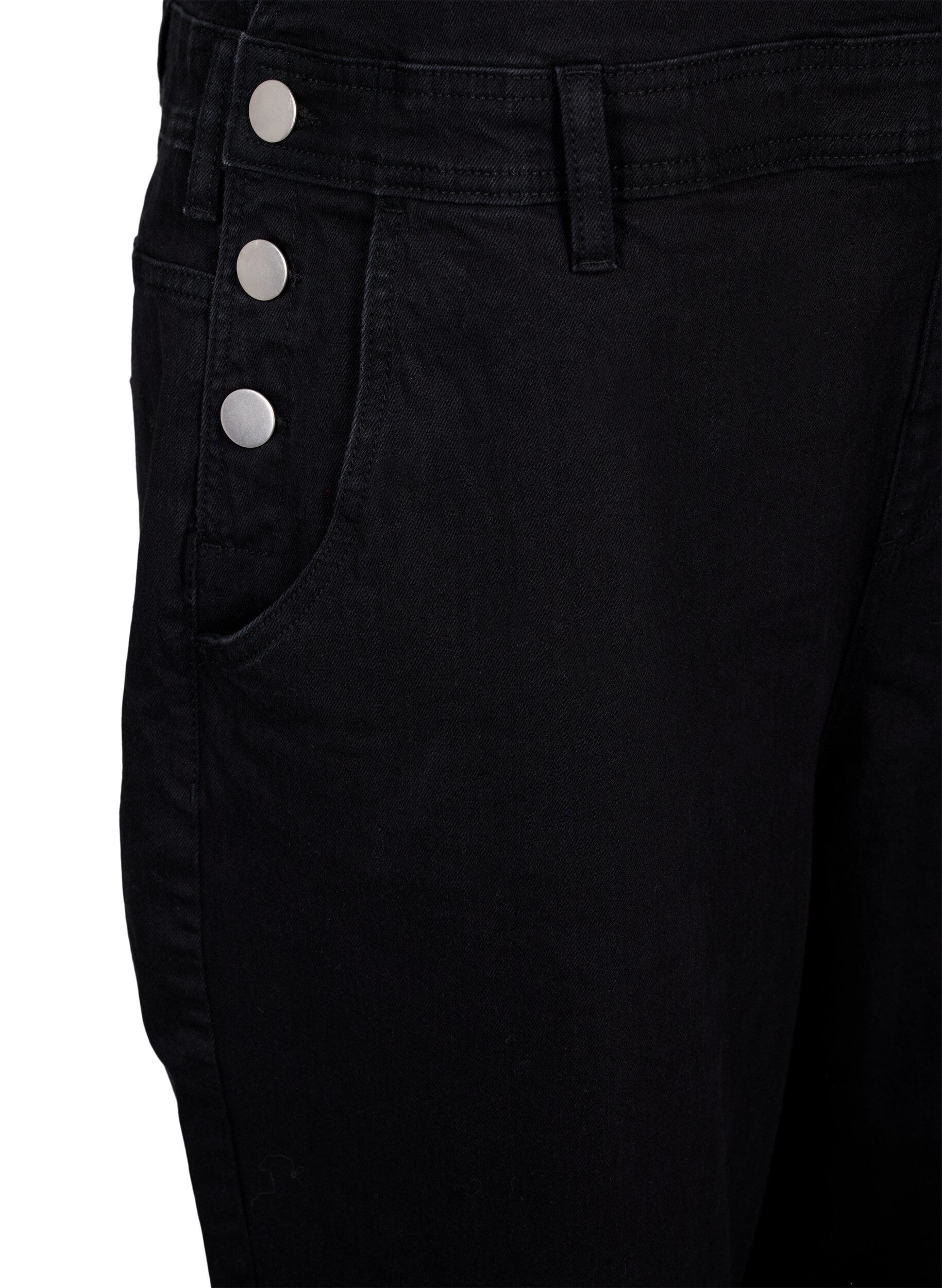 Zizzifashion Denim dungarees, Black, Packshot image number 3