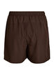 Training shorts with inner shorts and a phone pocket, Brown, Packshot image number 1