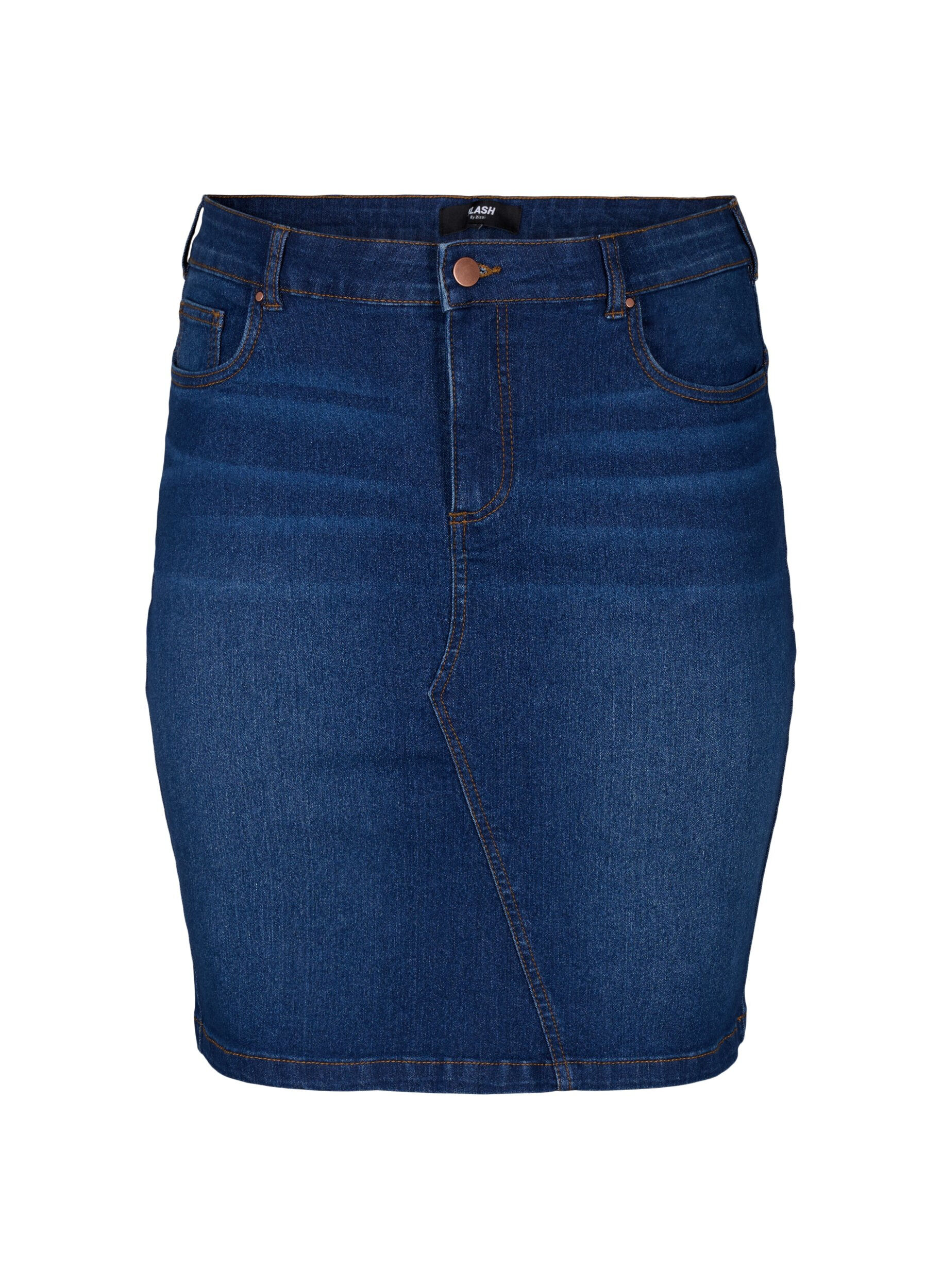 FLASH - Tight-fitting denim skirt