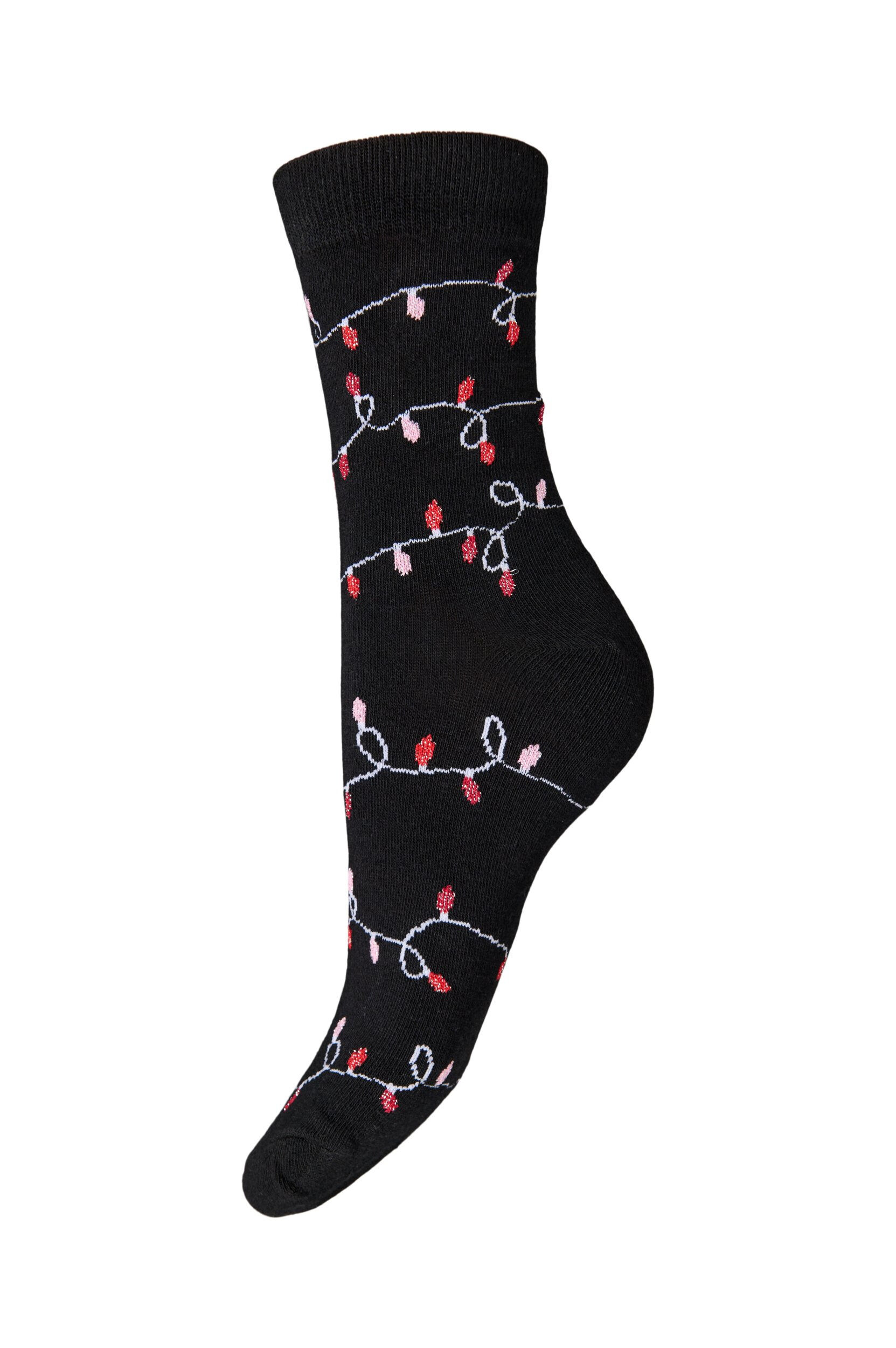 Zizzifashion2-pack Christmas socks, Red, Packshot image number 3