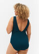 Swimsuit with wrap effect, Deep Teal, Model image number 1