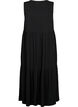 Sleeveless maxi dress in viscose, Black, Packshot image number 1