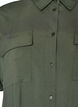 Long shirt dress with short sleeves, Green, Packshot image number 2