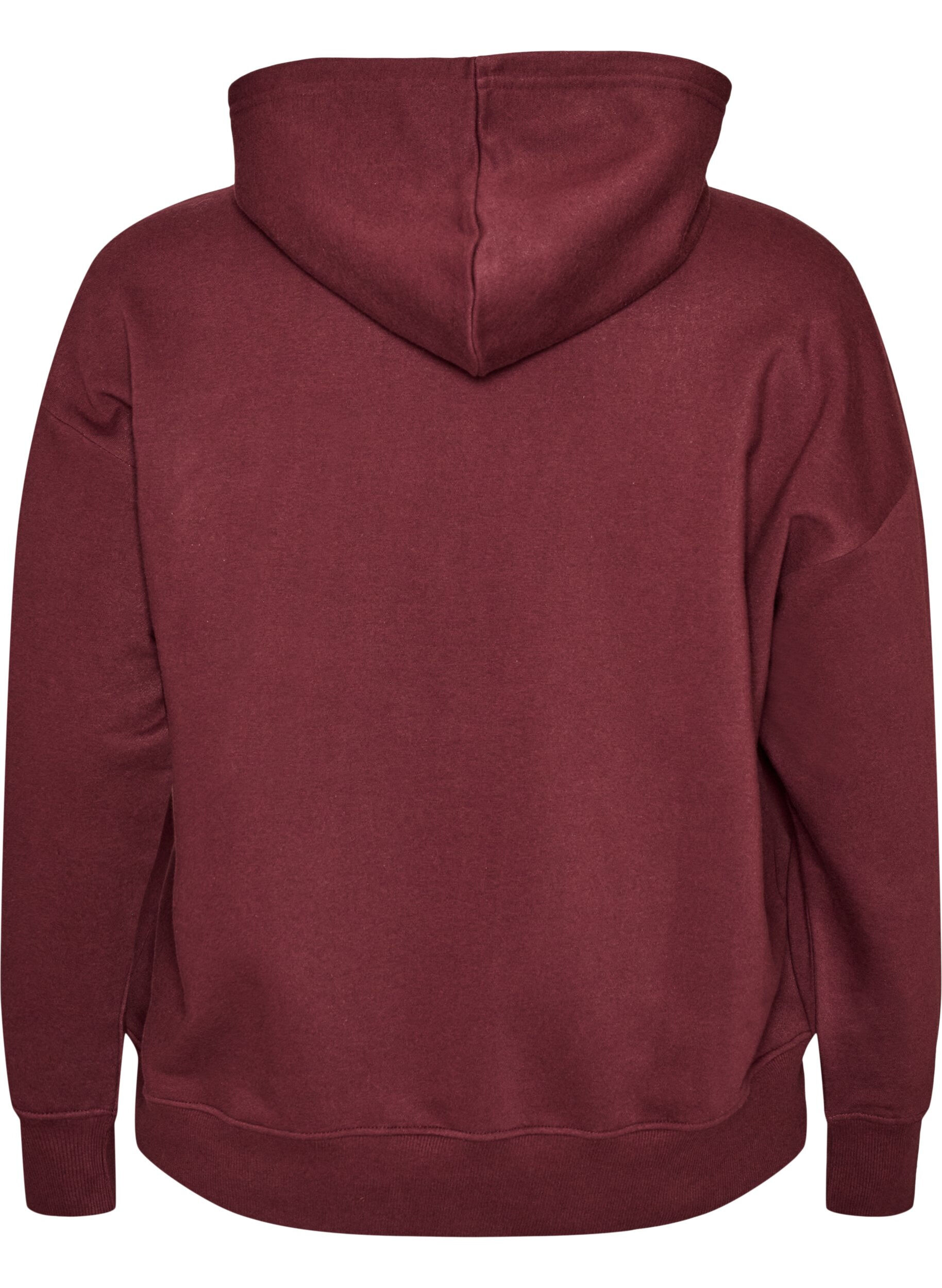 ZizzifashionHoodie with chest print, Red, Packshot image number 1