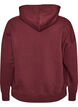Hoodie with chest print, Red, Packshot image number 1
