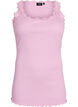 Top with lace trim, Pink, Packshot image number 0