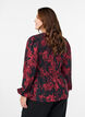 Blouse with smock and long sleeves, Black, Model image number 2