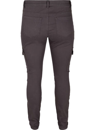 Close-fitting trousers with pockets, Grey, Packshot image number 1
