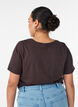 T-shirt with motif, Brown, Model image number 2