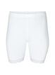 Cycling shorts with lace trim, White, Packshot image number 0