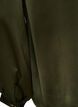 Blouse with shirt collar and V-neck, Green, Packshot image number 3