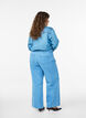 High-waisted wide leg jeans, Light Blue, Model image number 1