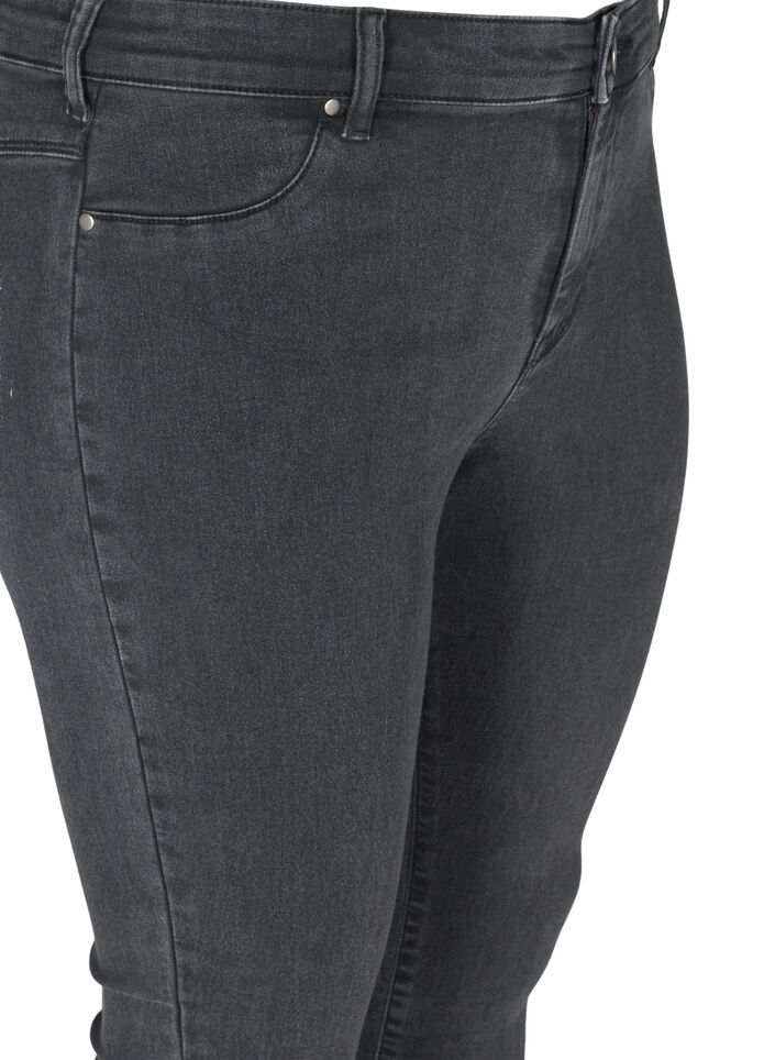 Jeggings in cotton blend, Grey Denim, Packshot image number 3